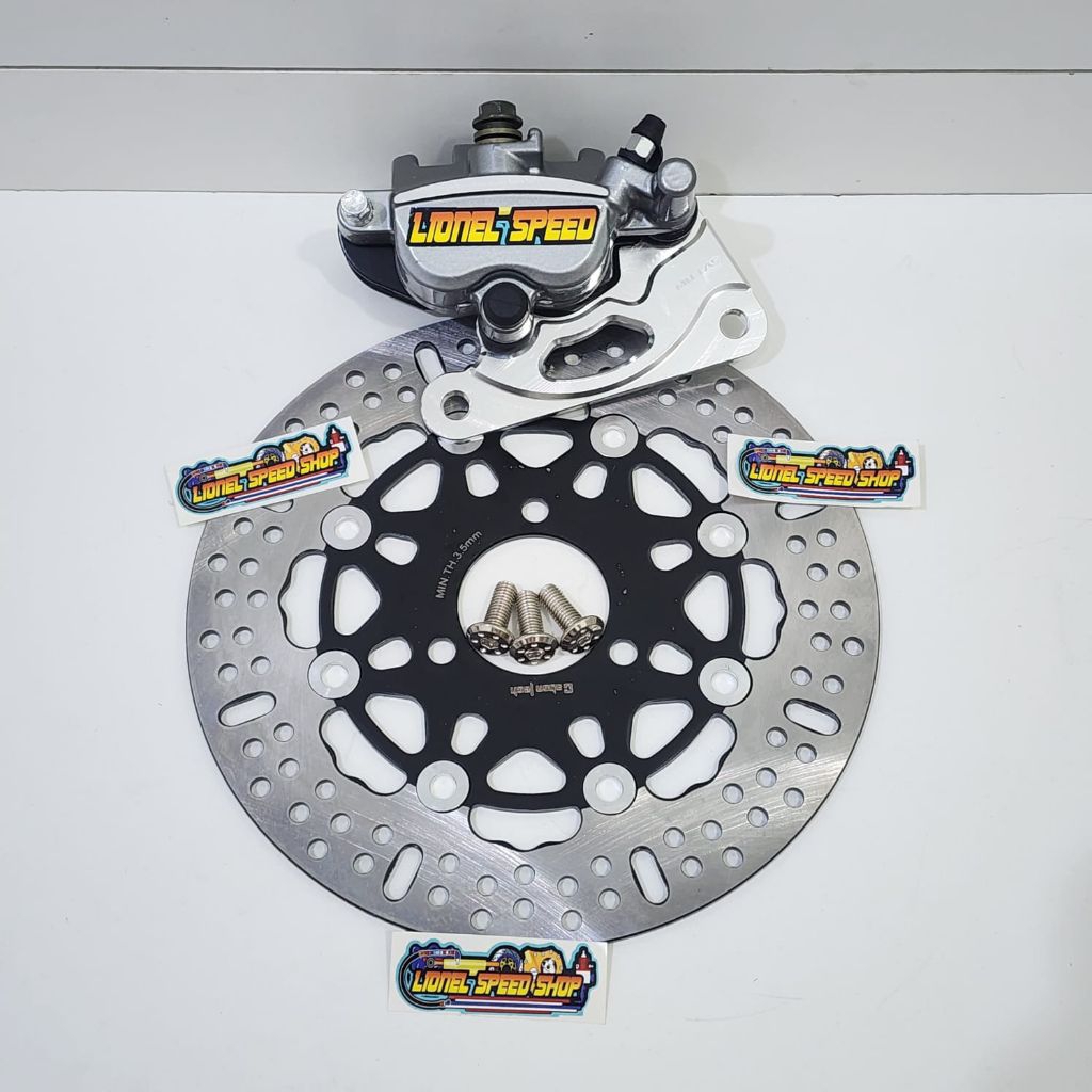 Kaliper Samurai Cakram 220mm breket Mio j Mio M3 mio Soul gt Mio Gear bonus baut cakram