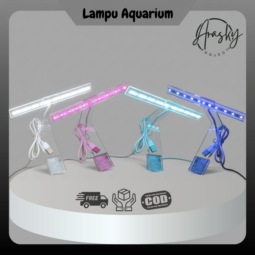 Lampu Aquarium Led / Lampu LED aquarium aquascape / lampu akuarium led / Lampu Hias Aquarium