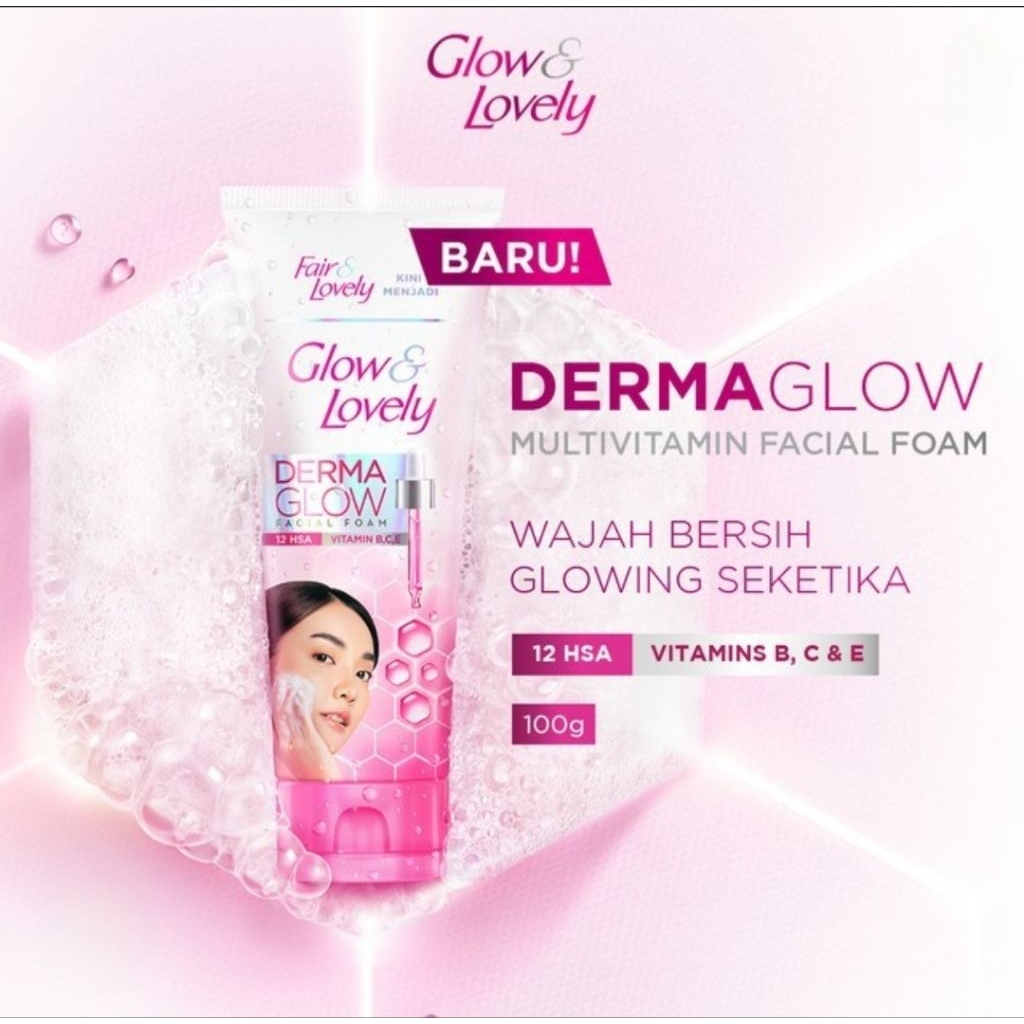 Fair Lovely / Glow and Lovely Facial Foam 100gr