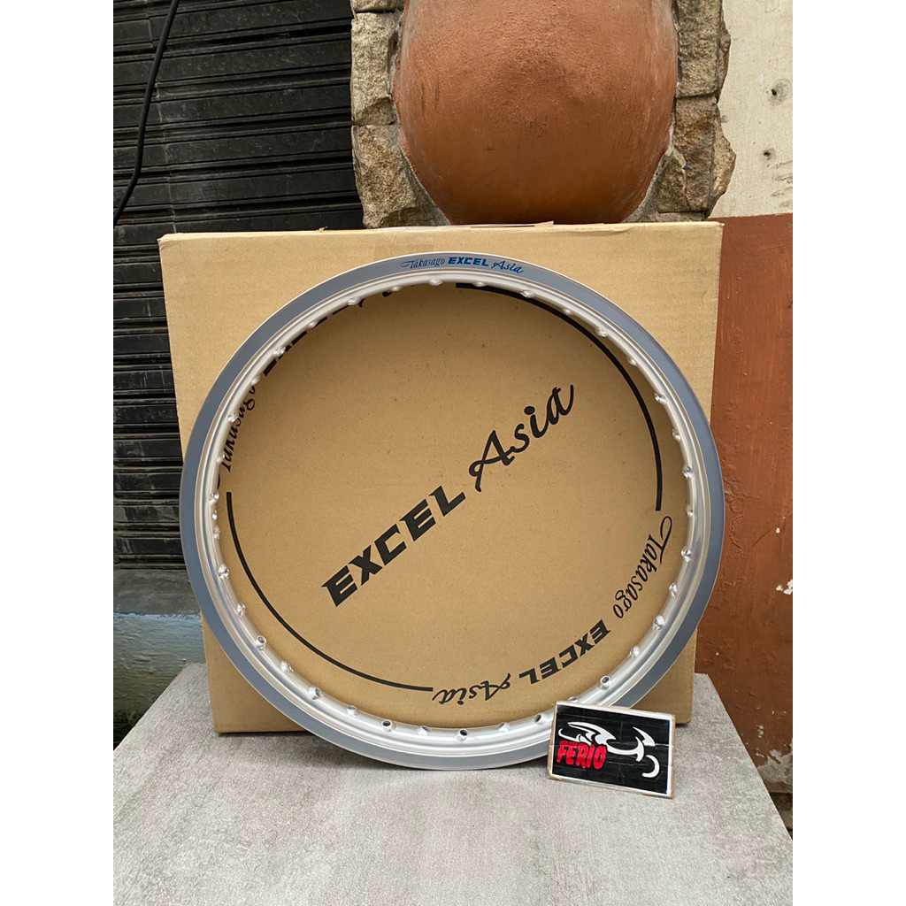 VELG TAKASAGO EXSEL ASIA 160 185 215 160  RING 14 16 17 19 LUBANG 36 28 HITAM SILVER