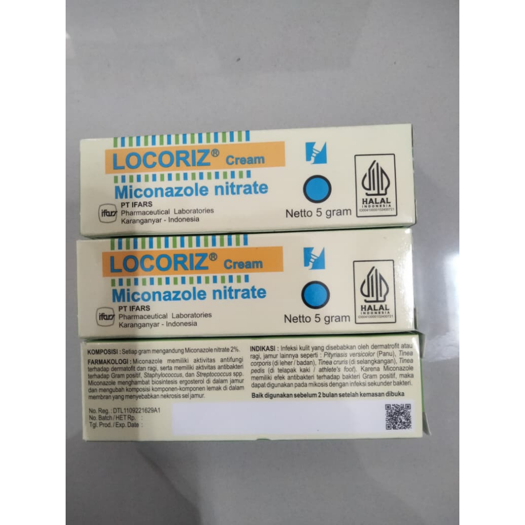 SALEP LOCORIZ CREAM 5 GR | JAMUR EKSIM KULIT