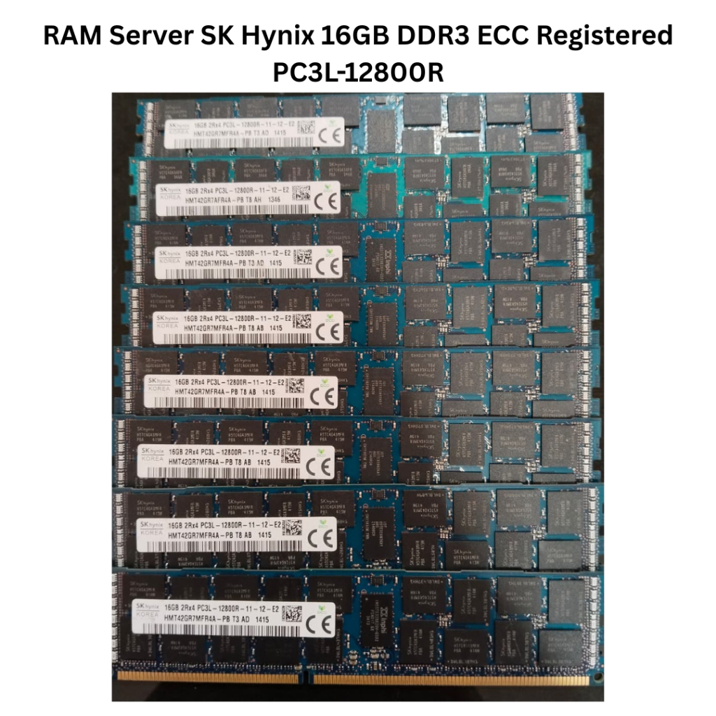 Memory RAM Server SkHynix 16GB DDR3 ECC Registered PC3L-12800R RDIMM,RAM SERVER XEON