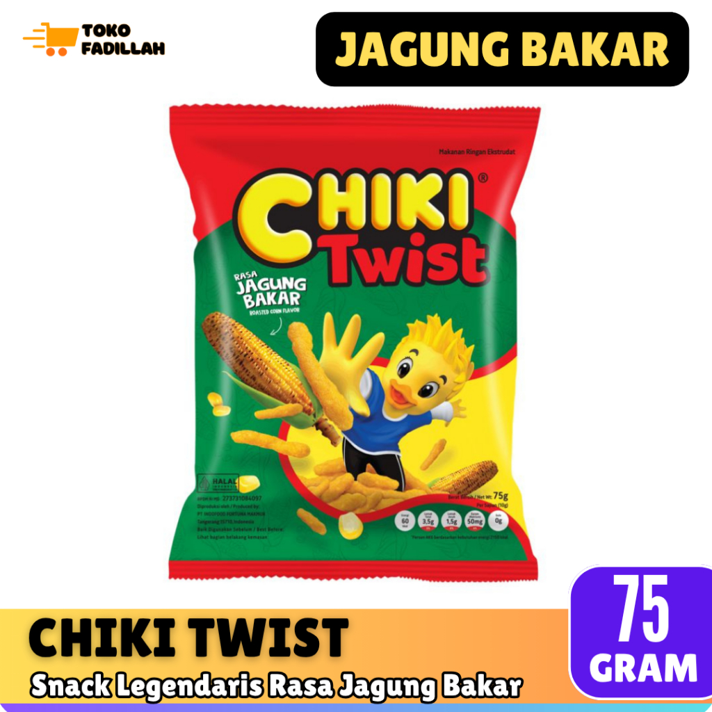 Chiki Twist Rasa Jagung Bakar 75 gram