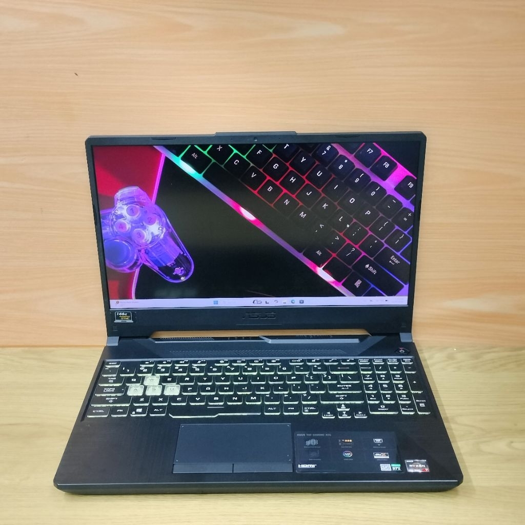 laptop gaming asus tuf gaming fa506i amd ryzen 7-4800H nvidia geforce RTX 2060(6GB) ram 16gb/ssd 512
