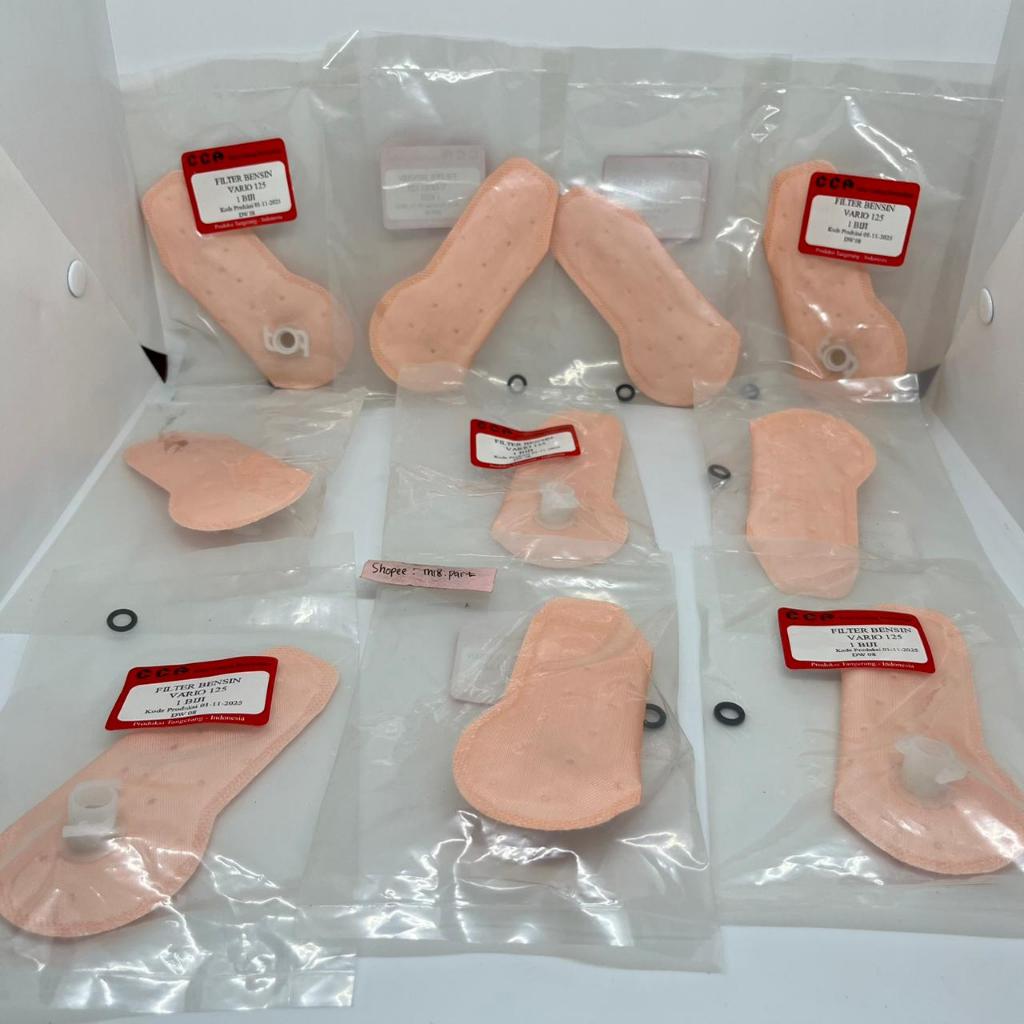 10 SET PEMPERS VARIO 125 POLOS FILTER  SET SARINGAN POMPA BENSIN VARIO 125 KZR MOTOR HONDA