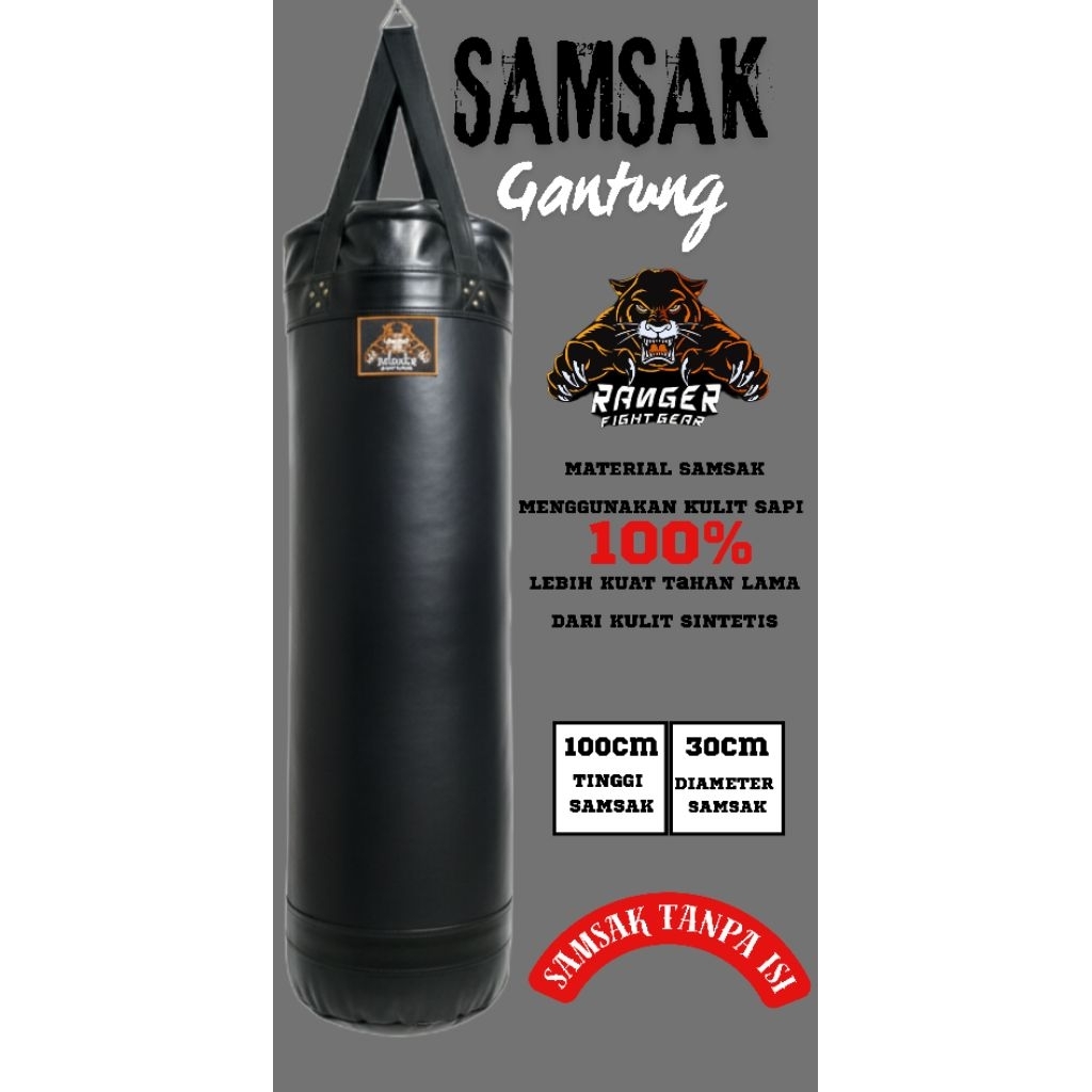 Samsak tinju samsak MuayThai samsak beladiri samsak kulit sapi asli  samsak gantung