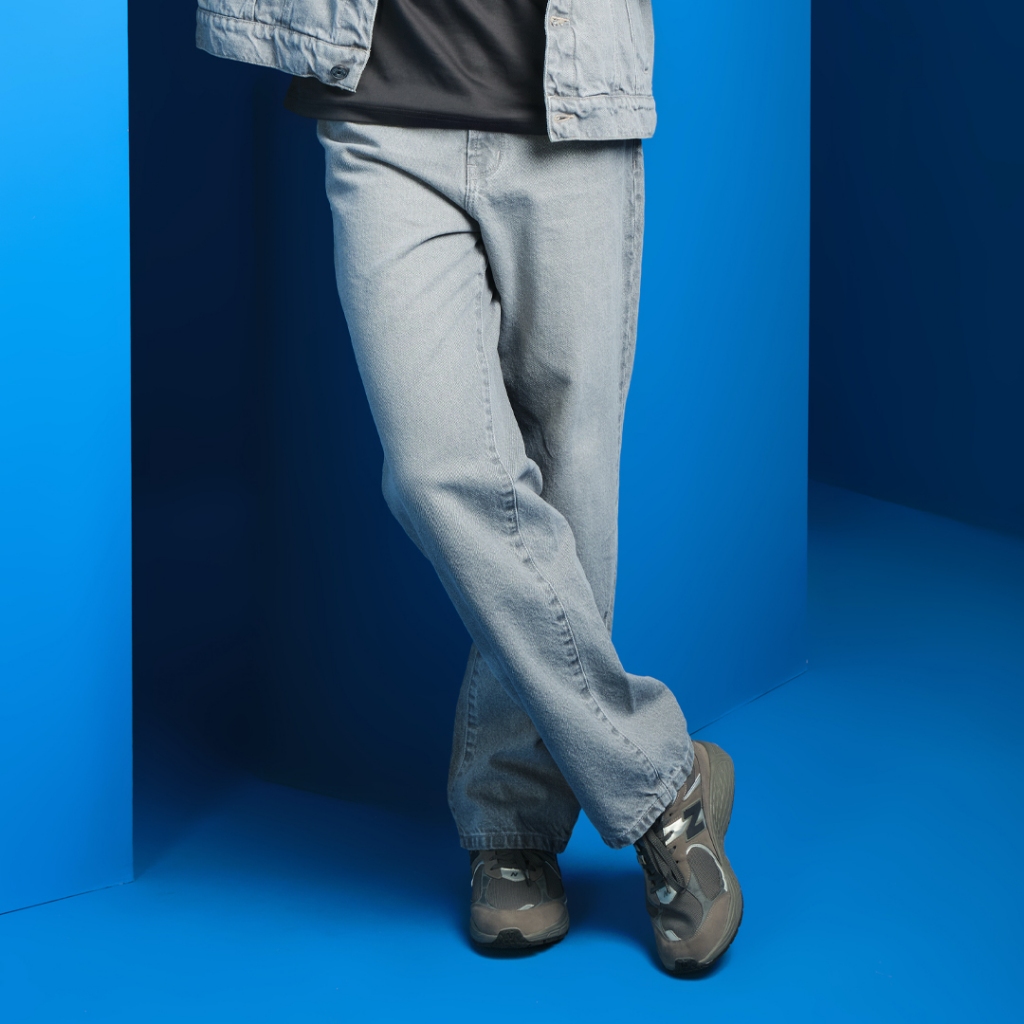 TRIPLE Celana Loose Jeans Non Stretch (365 899 01 BWC)