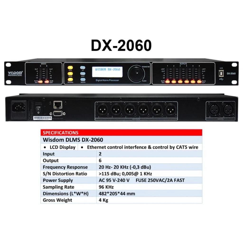 DLMS Wisdom DX2060 Second Like New