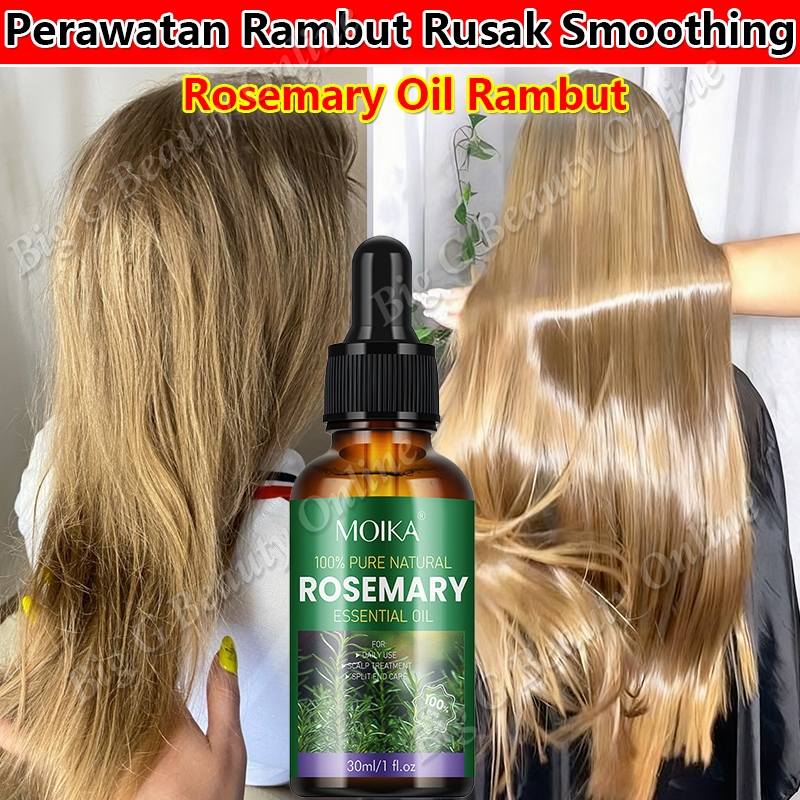 Hair Serum Rambut Kering Dan Rusak Rosemary Oil Rambut Pelembab Rambut Kering Hair Treatment Hair Oi