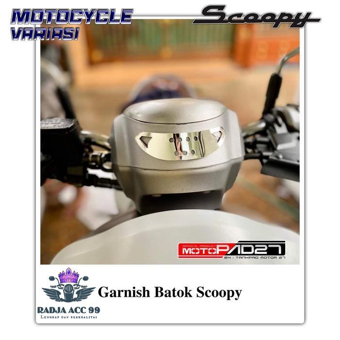 Garnish Batok Scoopy Garnis Scoopy 2022 Garnish Mahkota Scoopy 2020-2022