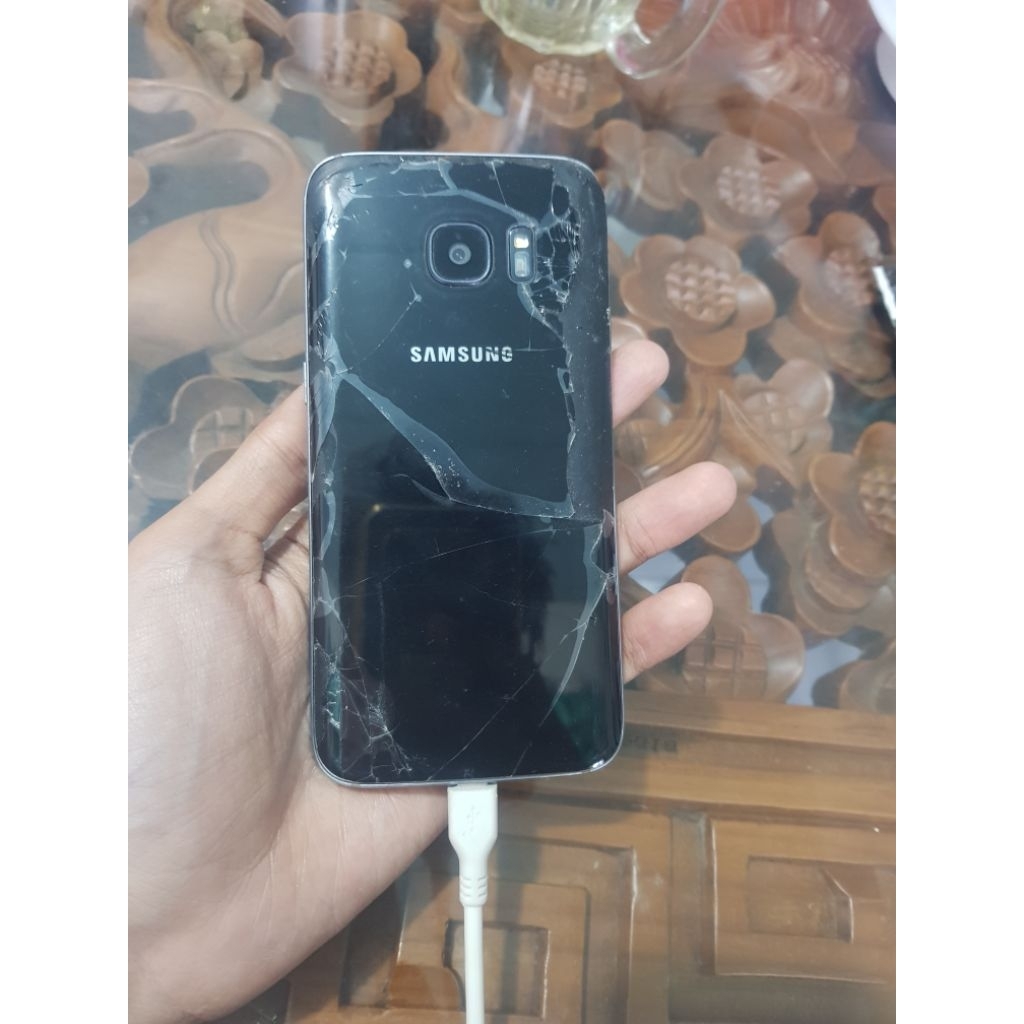 dijual samsung s7 flat minus lcd
