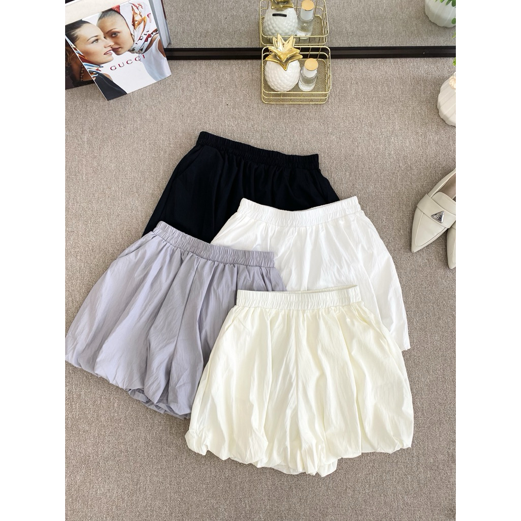 ROK BALON PDK 1819 || BAWAHAN  ROK BALON PENDEK || OOTD FASHION WANITA ||