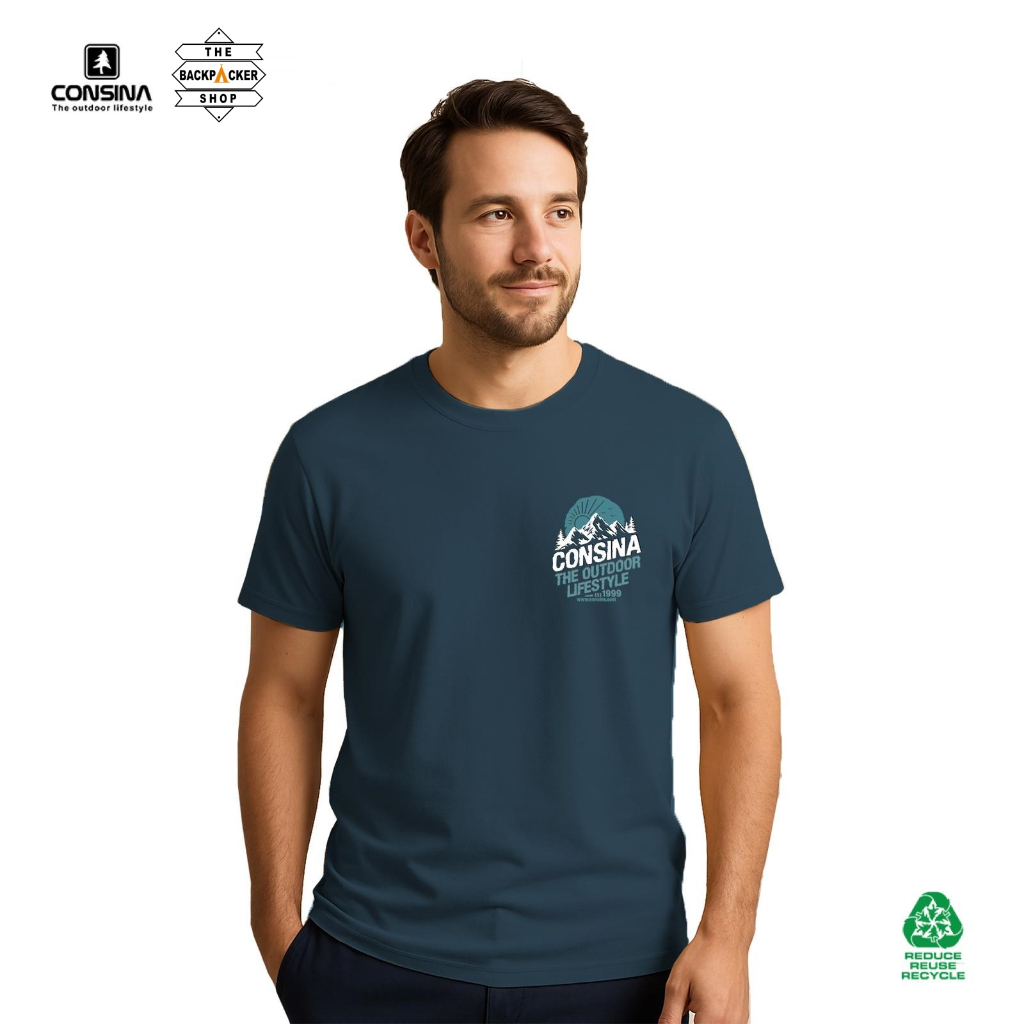 Consina Kaos T-shirt gunung travelling original