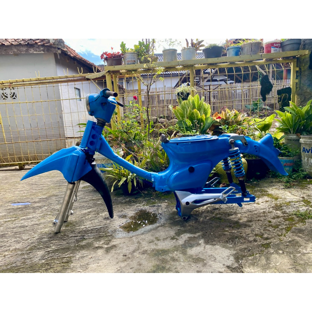 Rangka set c70 frame set c70 body bekjul set