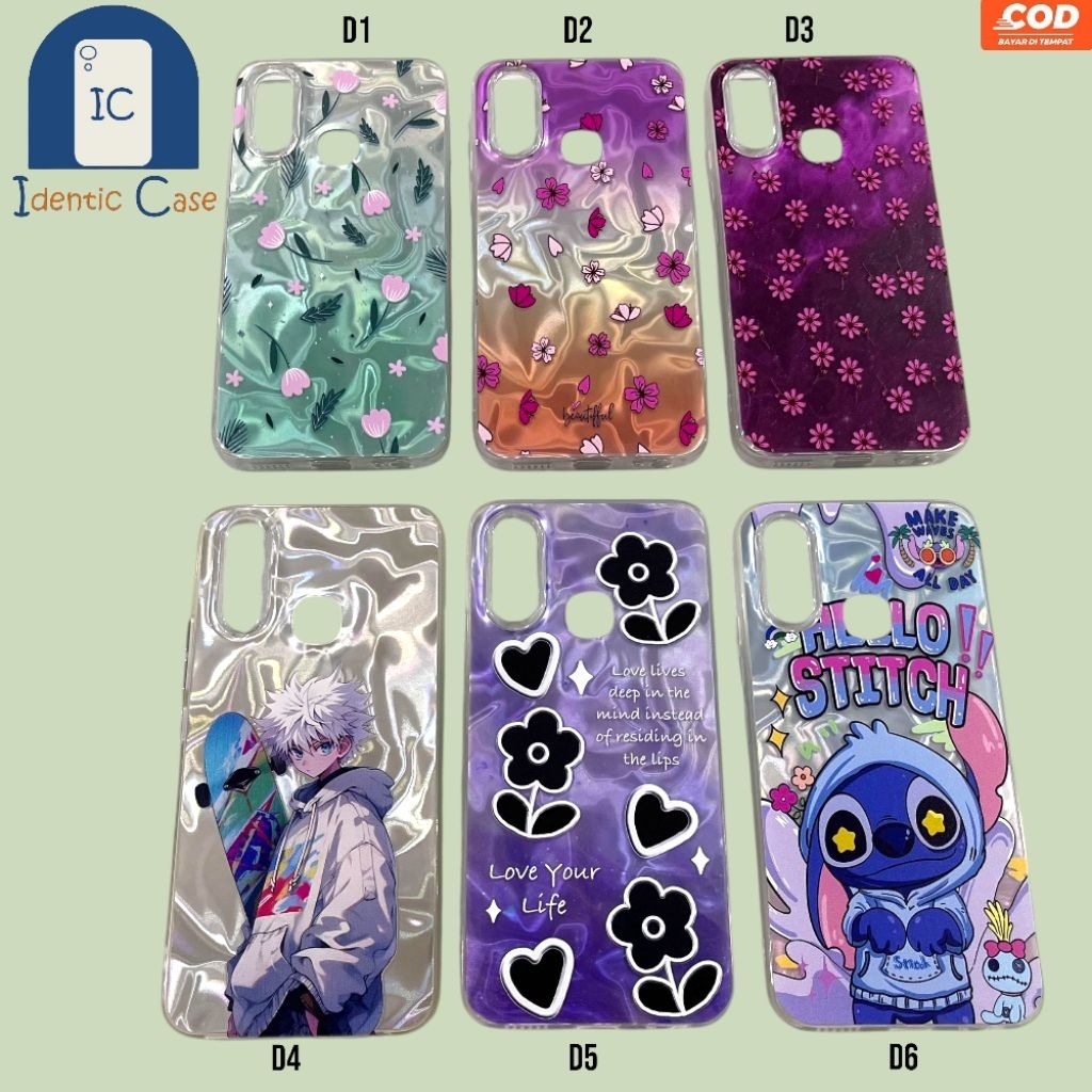 Case Diamond Air VIVO Y12/Y15/Y17  / Diamond Polos / Case Diamond Gambar / Soft Case / Case Karakter