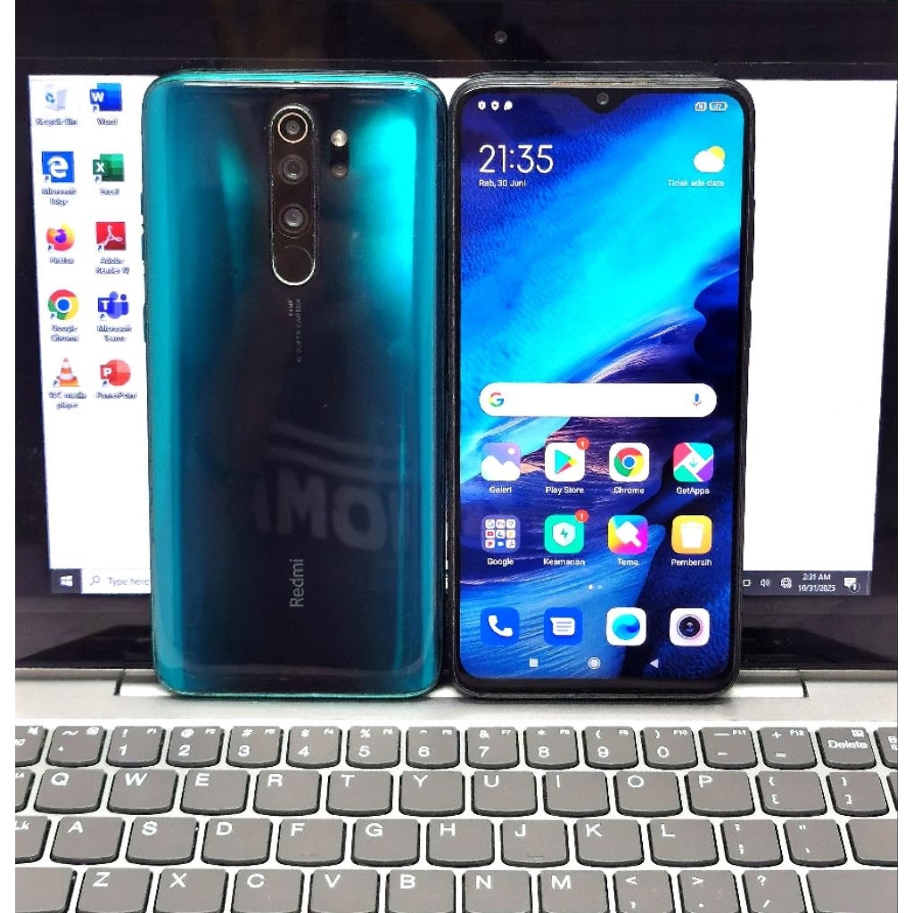 Redmi note 8 Pro UBL - Ram 8/128Gb - Hp Second Murah Batangan dan Bergaransi