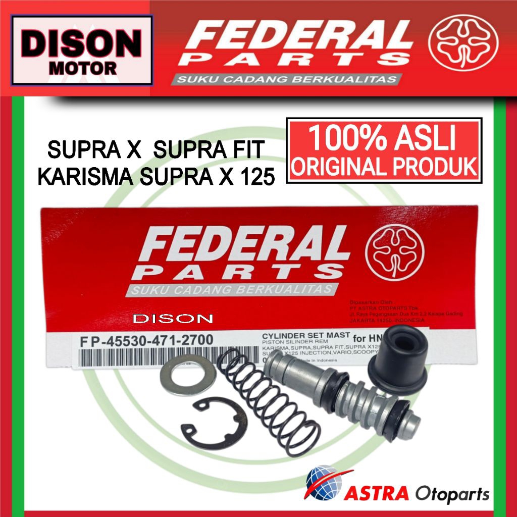 Seal sil master rem depan Supra x Supra fit Karisma Supra x 125 original karet seal master federal