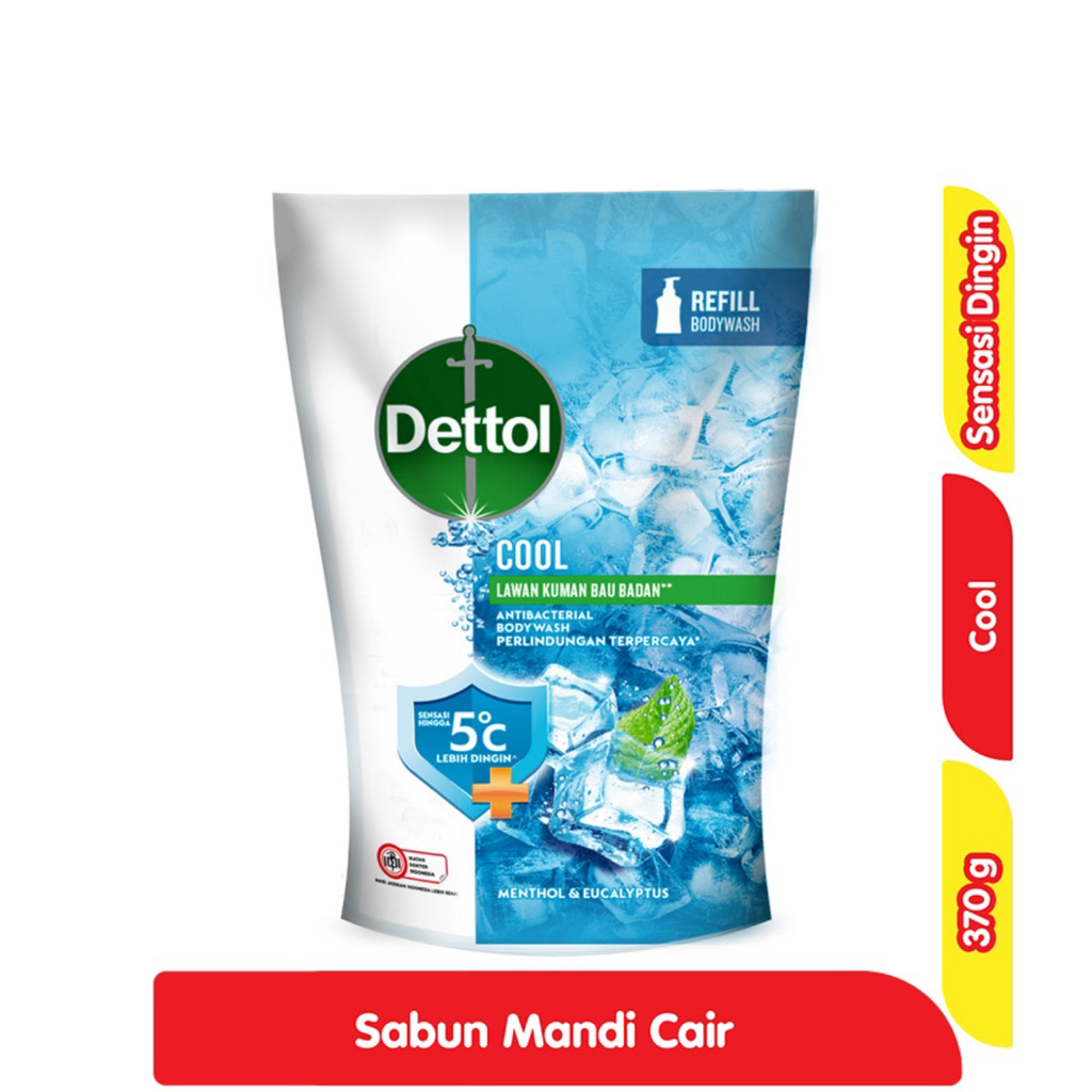 Dettol Sabun Mandi Cair Refill 370 ml