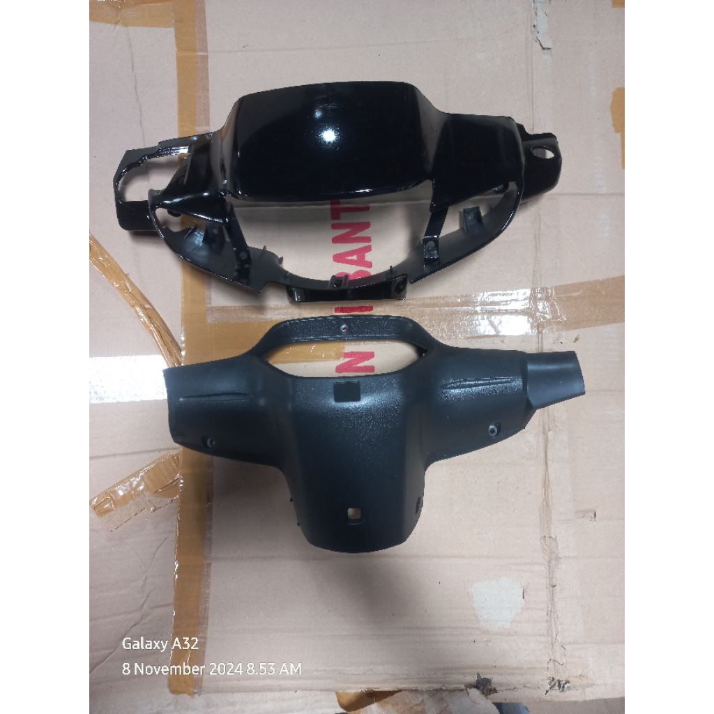 BATOK depan & belakang supra x lama cakram cover kepala motor  supra x lama warna hitam