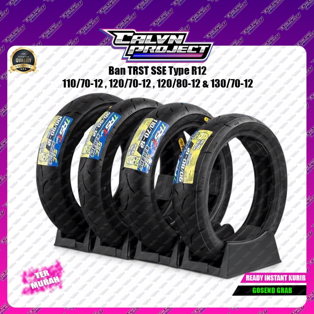 Ban TRST SSE Type R12, 110/70-12 , 120/70-12 , 120/80-12 & 130/70-12