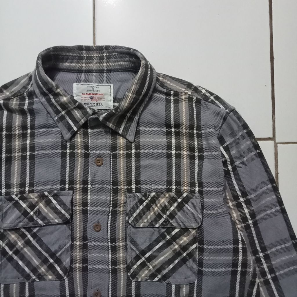 KEMEJA FLANEL AVIREX