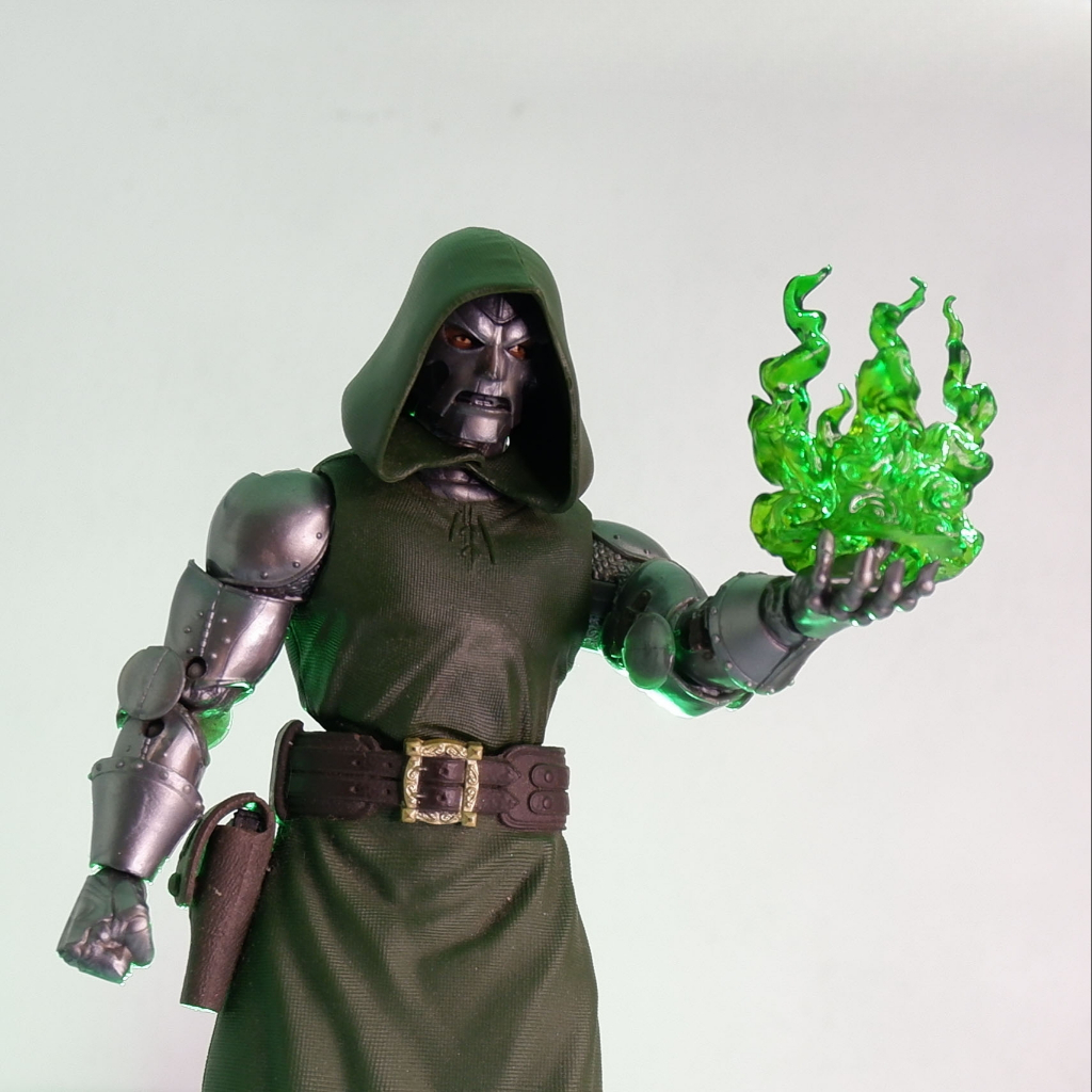 Miniature accessories Magic Fire effect for Marvel Legends Dr Doctor Doom Mezco kitbash Action Figur