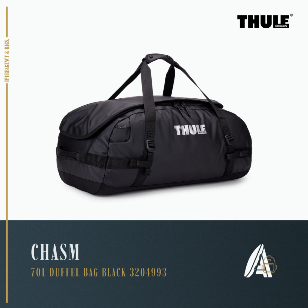 Thule Chasm (70L) Duffel Bag - Black 3204993