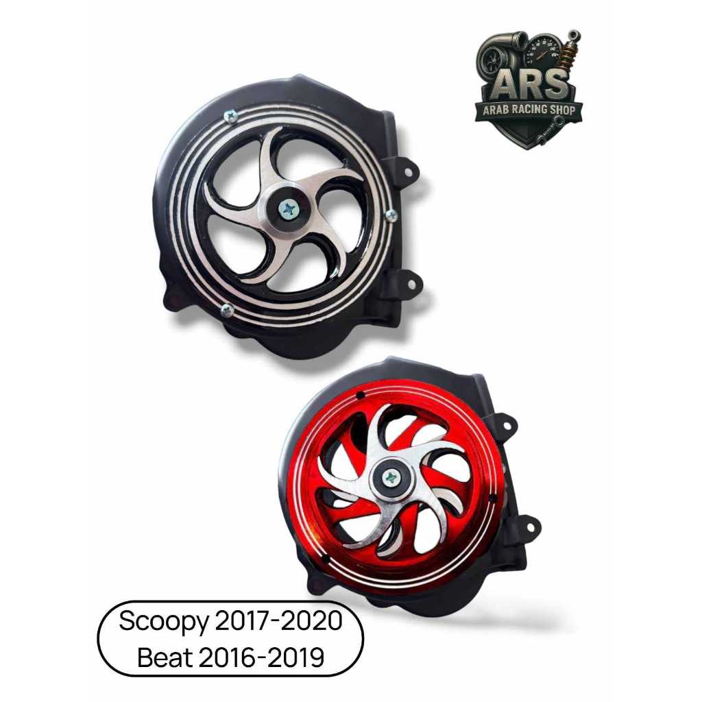 COVER KIPAS SPINNER  SCOOPY 2017-2020, BEAT 2016-2019 ESP