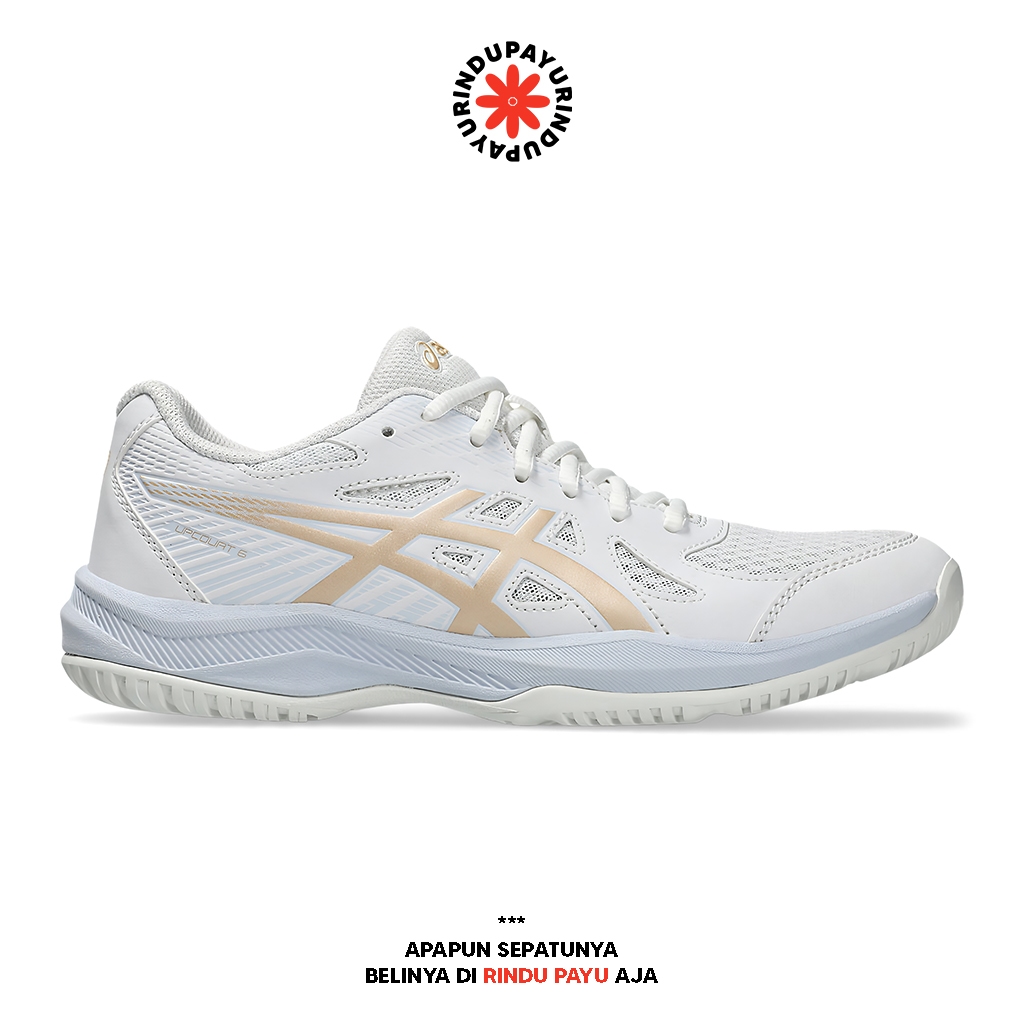 ASICS UPCOURT 6 WOMEN (1072A107-103) - Sepatu Olahraga Indoor Volleyball Badminton Original