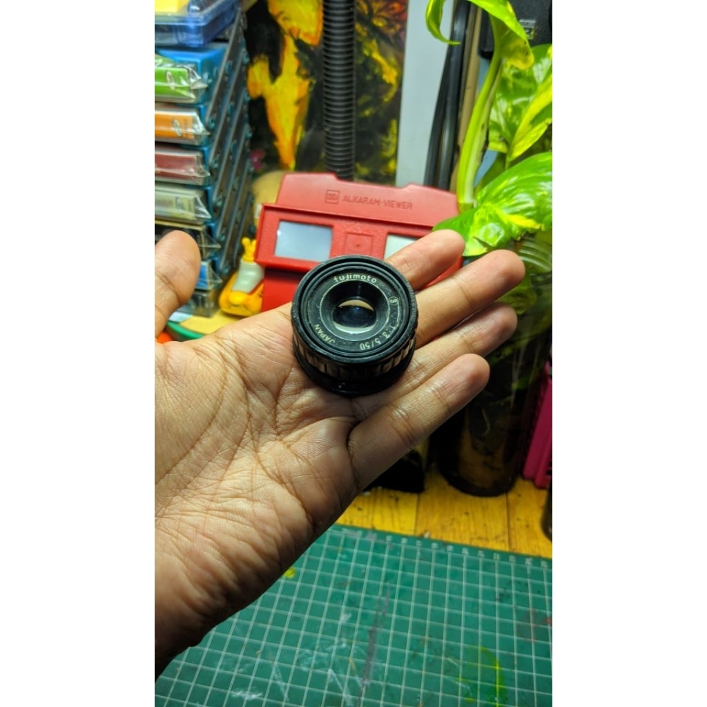 lensa enlarger fujimoto 50mm f 3.5 - 6