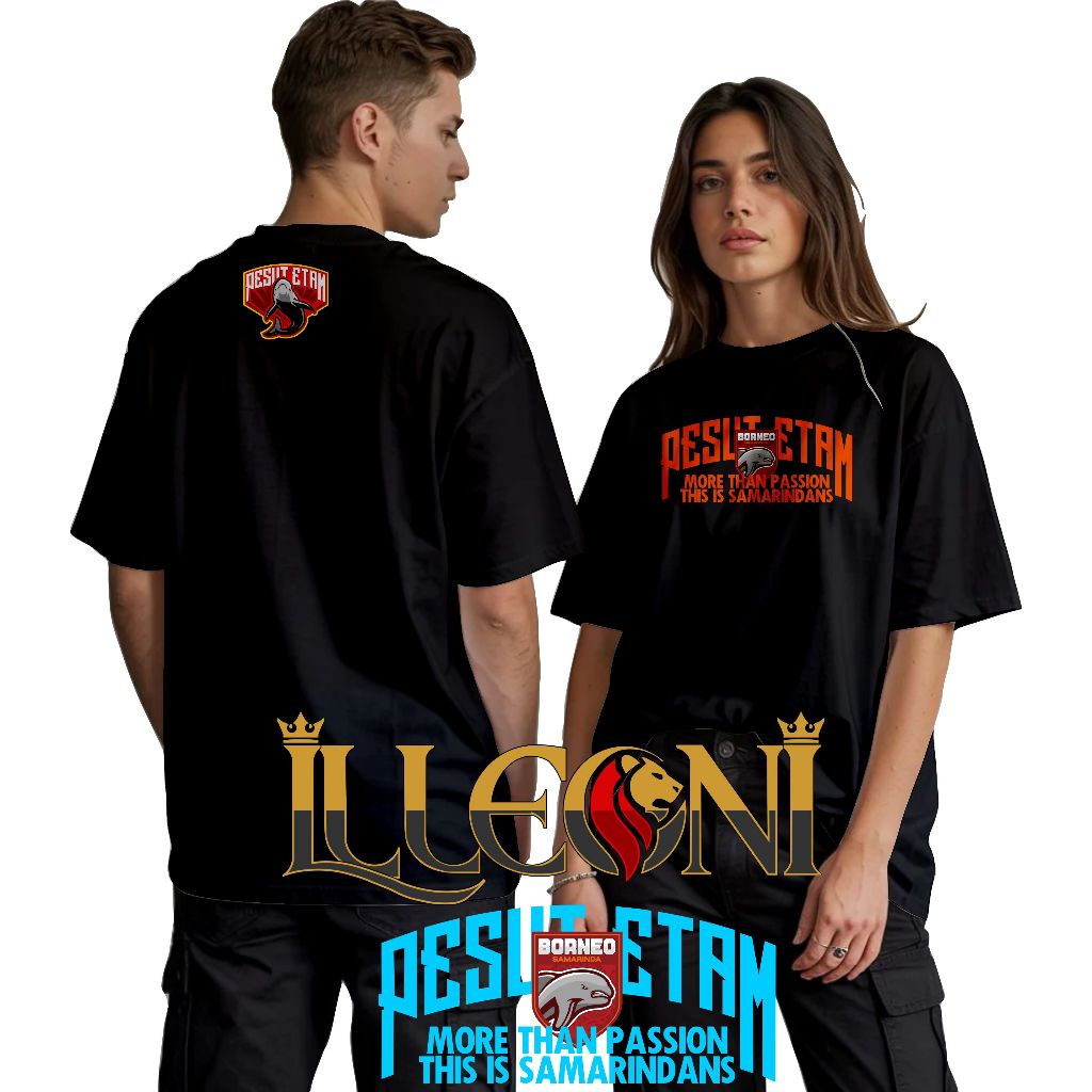 SIZE ( S-5XL) Kaos Borneo Fc / Kaos Pesut Etam More Tha Passion/ Kaos Borneo fc Pesut Etam This Is S