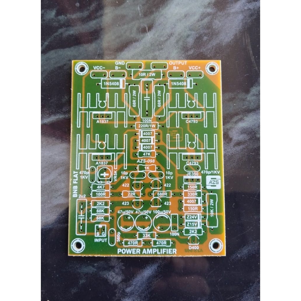 PCB Driver Power Amplifier Mini BNB TEF (Modif Low Mid High)