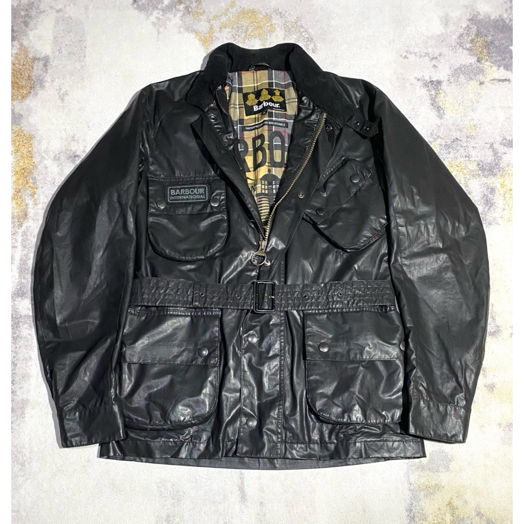 BARBOUR INTERNATIONAL CARBON FINISH JACKET