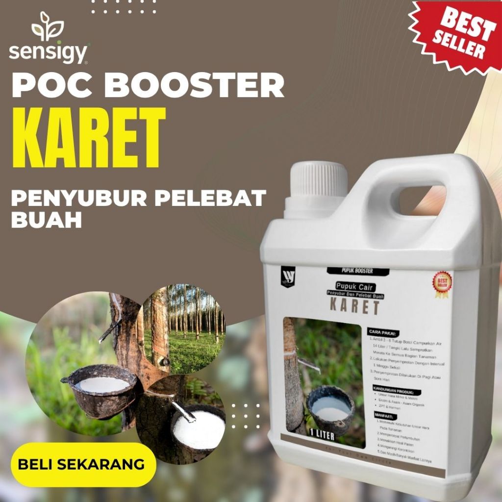 Pupuk Karet Mati Getah Booster Karet Penyubur Pohon Pupuk Penderas getah Karet