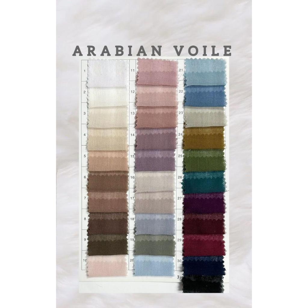 Bahan Kain Arabian Voal Premium Per Roll