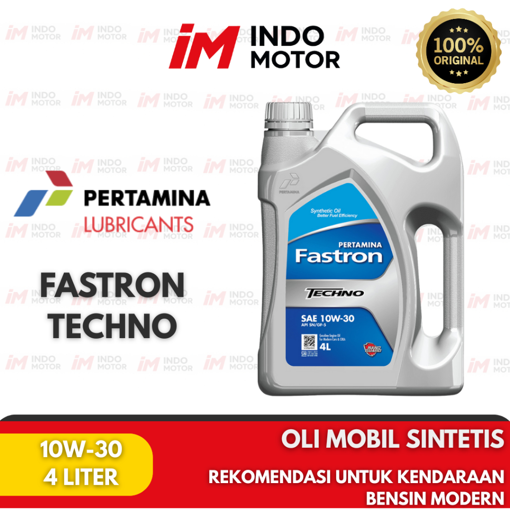 Fastron Techno SAE 10W-30 4L - Oli Mobil Bensin Sintetis