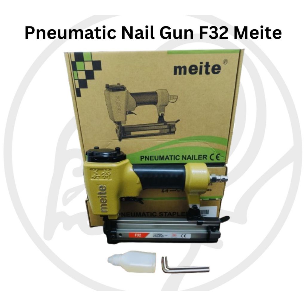 Meite Pneumatic Nail Gun F32 Alat Tembak Paku Staples Angin F32 Meite Air Nailer Gun Meite F32