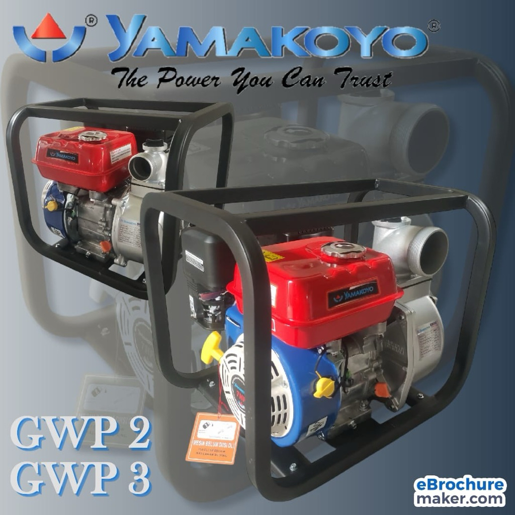 Gasoline Engine Waterpump / Pompa Air Irigasi Yamakoyo WP20x ( 2Inch)