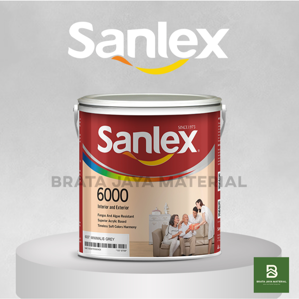 Cat Paint Sanlex 6000 Wall Tembok 5Kg Kilogram