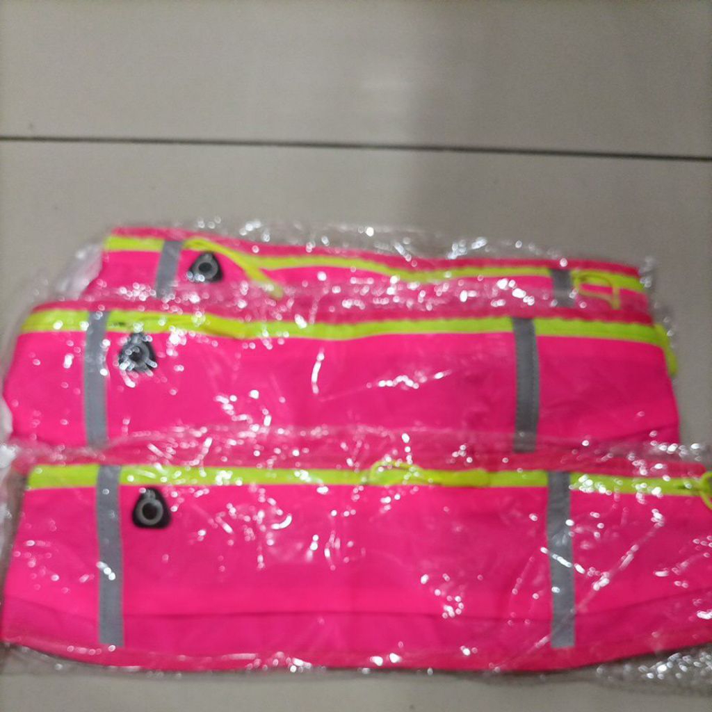 Britneysshop - tas pinggang wanita  / pink/ akseoris / olahraga