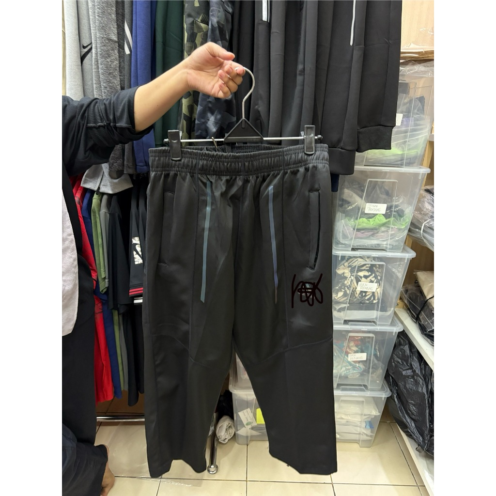 Celana 7/8 Jogger Pria Fleece Sporty || Celana Track Pants Pria Nyaman