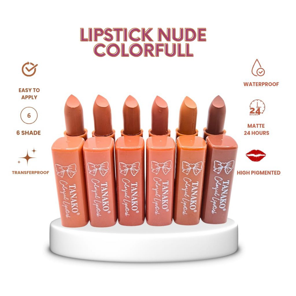 NEW LIPS MATTE COLOR NUDE LIPSTICK COLORFUL WATERPROOF