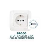 BROCO Stop Kontak Inbow Galleo I Stop Kontak IB Model Galleo Warna Putih