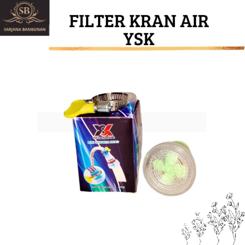( Original 100% )Saringan Air/ Filter kran / Sambungan Kran Air Flexible YSK