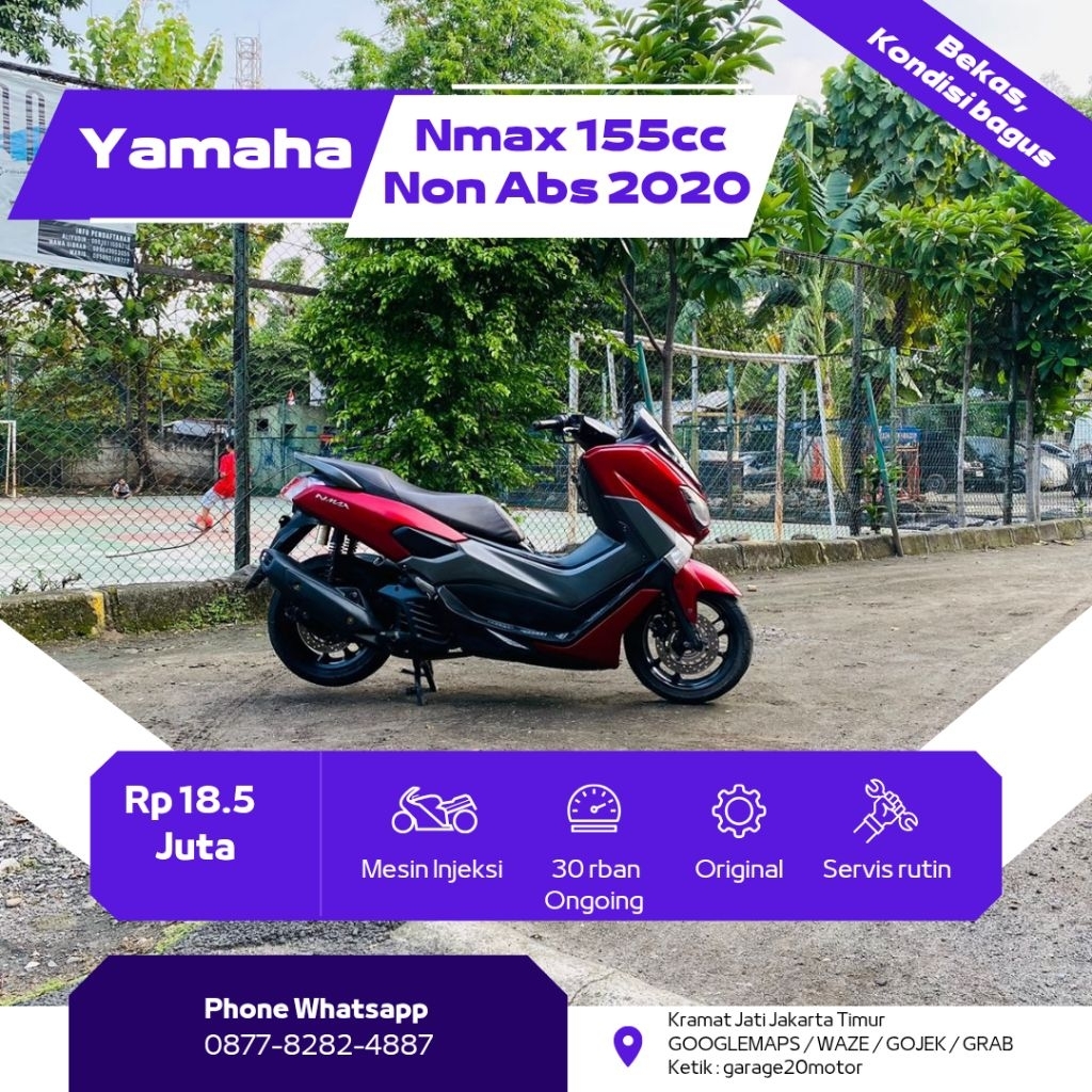 Yamaha Nmax 155cc non abs bluecore fi 2020