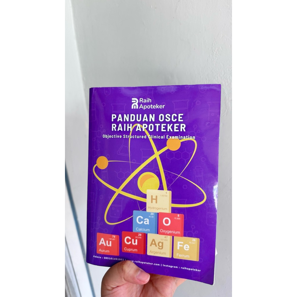 (BACA DESKRIPSI) PRELOVED BUKU OSCE RAIH APOTEKER MEI 2025