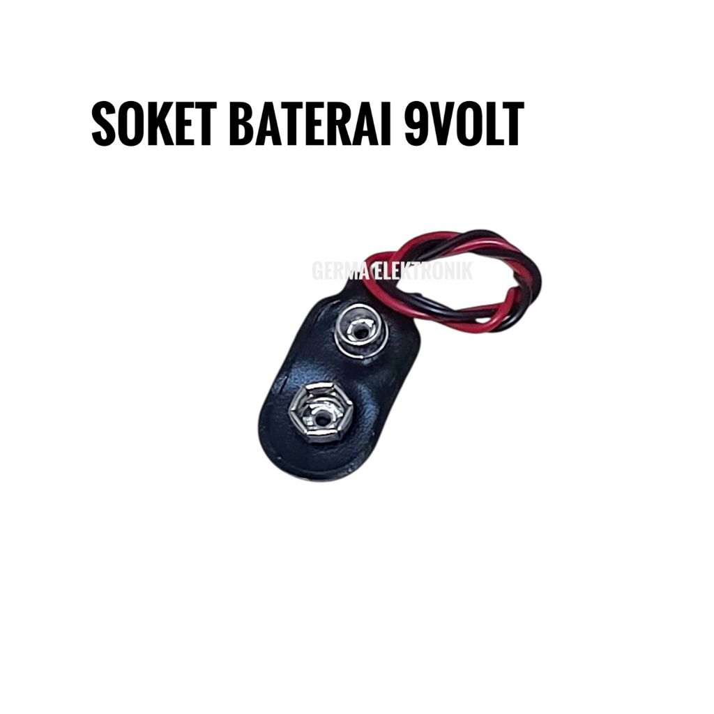 Soket baterai 9volt dc soket baterai 9volt