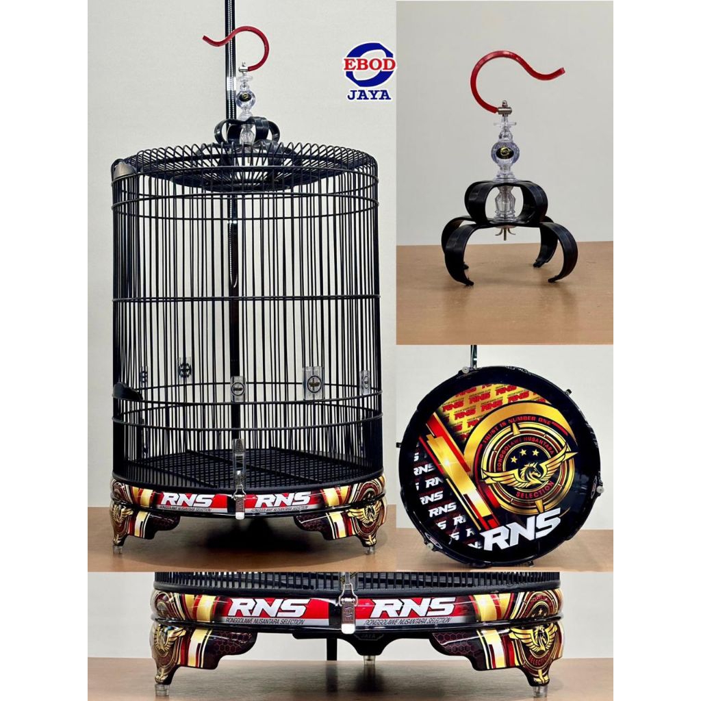 sangkar murai no 2 pvc original ebod jaya fullset