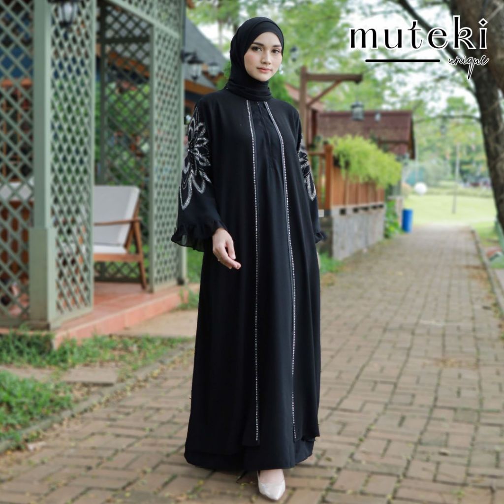 [MUTEKI] Nadira Abaya Dress - Abaya Muslimah by Muteki Unique