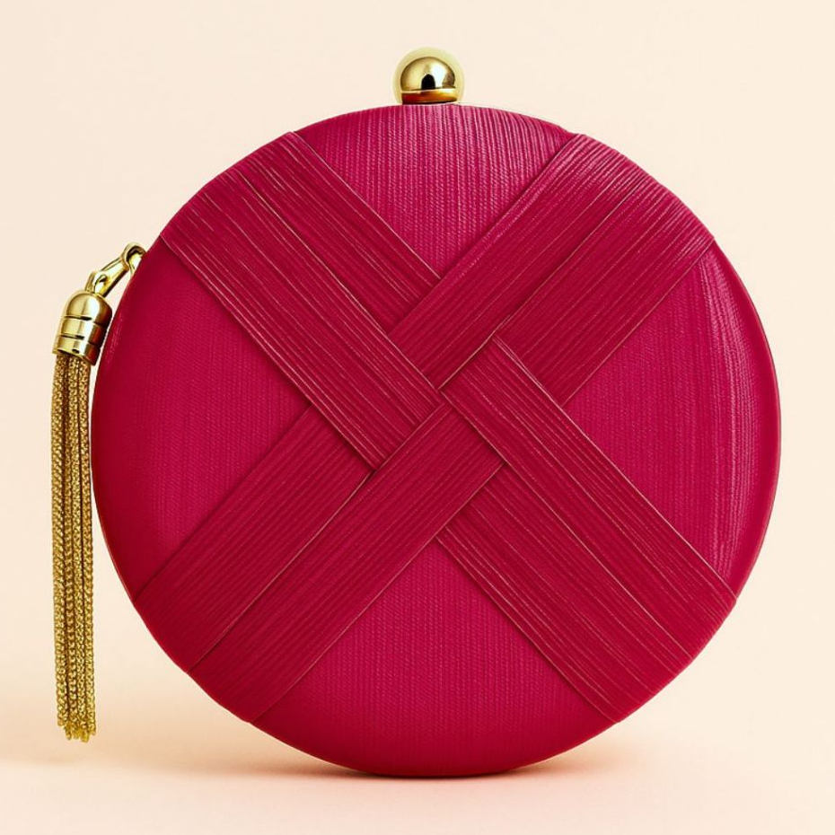 Waiwai Tas Pesta Kondangan Wanita Bulat R2020 Clutch